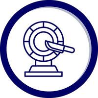 Messer-Vektor-Symbol vektor