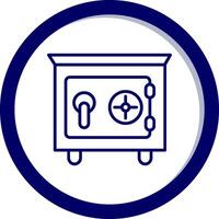 Safe-Box-Vektor-Symbol vektor