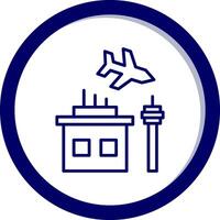 Flughafen-Vektor-Symbol vektor