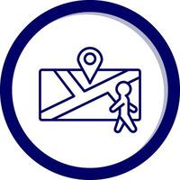 Gehen Vektor Symbol