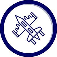 Flugzeug Vektor Symbol