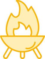 Feuerstelle Vektor Symbol
