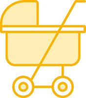 Kinderwagen-Vektor-Symbol vektor