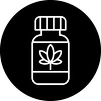 Cannabis Öl Vektor Symbol