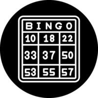 Bingo-Vektor-Symbol vektor