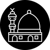 Moschee-Vektor-Symbol vektor