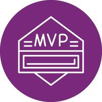 mvp vektor ikon