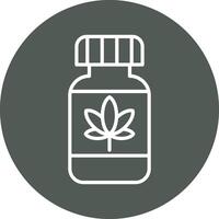 cannabis olja vektor ikon