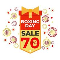 Boxing Day Sale Social-Media-Post-Design-Vorlage vektor