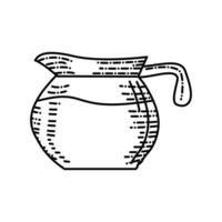 Kaffeekessel Skizze vektor