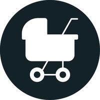 Kinderwagen-Vektor-Symbol vektor