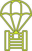 Fallschirm-Vektor-Symbol vektor