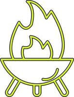 Feuerstelle Vektor Symbol