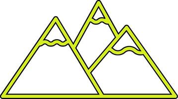 felsig Berge Vektor Symbol