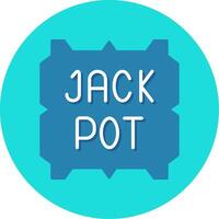 Jackpot-Vektor-Symbol vektor