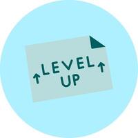 Level-Up-Vektor-Symbol vektor