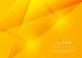 abstrakter gelber und orangefarbener Farbverlauf diagonaler Hintergrund. vektor