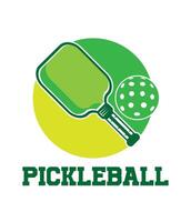 pickleball logotyp vektor
