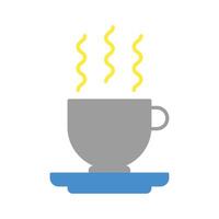 råna kaffe ikon vektor eller logotyp illustration platt Färg stil