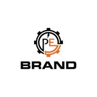 Brief Sport Ausrüstung elektrisch Blitz Logo Design, Logo zum Ihre Industrie, Marke, Unternehmen, Design, und usw vektor