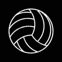 Volleyball Ball Symbol. Vektor Illustration. einstellen von isoliert Volleyball Ball Symbole. schwarz Volleyball Ball Symbol