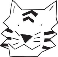 Vektor Illustration Tier Katze Symbol