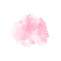 abstrakter rosa Aquarellwasserspritzer auf einem weißen Hintergrund vektor