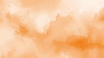 abstrakt Orange Aquarell Hintergrund. Orange Wasser Farbe Spritzen Textur vektor