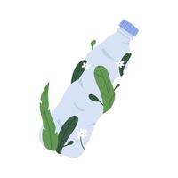 Recycling Plastik Flasche vektor