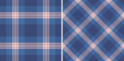 Textur Stoff Hintergrund von Plaid Tartan Muster mit ein Textil- Vektor prüfen nahtlos. einstellen im Haut Farben. minimalistisch Mode Ideen zum ein glatt sehen.