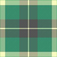 Schicht prüfen Textil- Plaid, Geschenk Textur Tartan Stoff. feminin Hintergrund nahtlos Vektor Muster im Minze und Licht Farben.