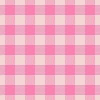 geometri kolla upp pläd mönster, fira bakgrund vektor tyg. december textil- sömlös tartan textur i rosa och ljus färger.