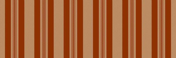 skjorta textil- sömlös bakgrund, kostym textur rader vektor. golv rand vertikal tyg mönster i orange och ljus färger. vektor