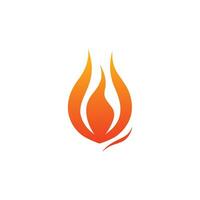 ai generiert Feuer Flamme Vektor Logo design.fire logo.fire Logo Design Inspiration. elegant abstrakt Design Vorlage Elemente.