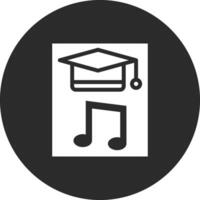 Vektorsymbol für die Musikausbildung vektor