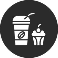 Kaffee Muffin Vektor Symbol