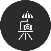 Regenschirm Kamera Vektor Symbol