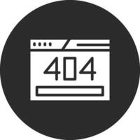 404-Fehlervektorsymbol vektor