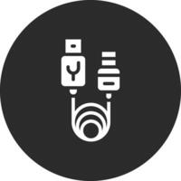 Vektorsymbol für USB-Kabel vektor