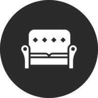 Sofa-Vektor-Symbol vektor