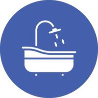 Badewanne-Vektor-Symbol vektor