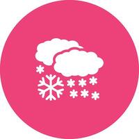 snöig vektor ikon