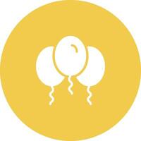 Neu Jahr Luftballons Vektor Symbol