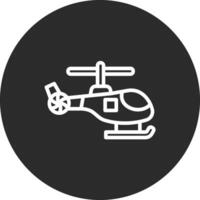 Hubschrauber-Vektor-Symbol vektor