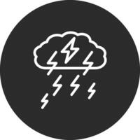 Gewitter Vektor Symbol