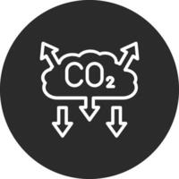 co2 Verschmutzung Vektor Symbol