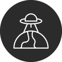UFO jord vektor ikon