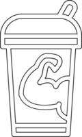 Protein Shake Vektor Symbol