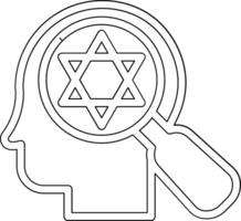 selbst Erkundung Vektor Symbol