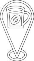 Cafe Ort Vektor Symbol